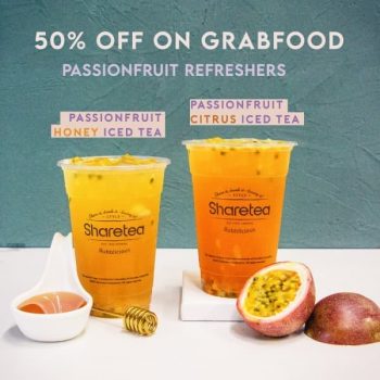 Sharetea-Passionfruit-Refreshers-Promotion-via-GrabFood--350x350 14 Sep 2020 Onward: Sharetea Passionfruit Refreshers Promotion via GrabFood