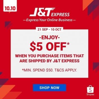 Shopee-10.10-Brands-Festival-Promotion-With-JT-Express-350x350 21 Sep-10 Oct 2020: Shopee 10.10 Brands Festival Promotion With J&T Express