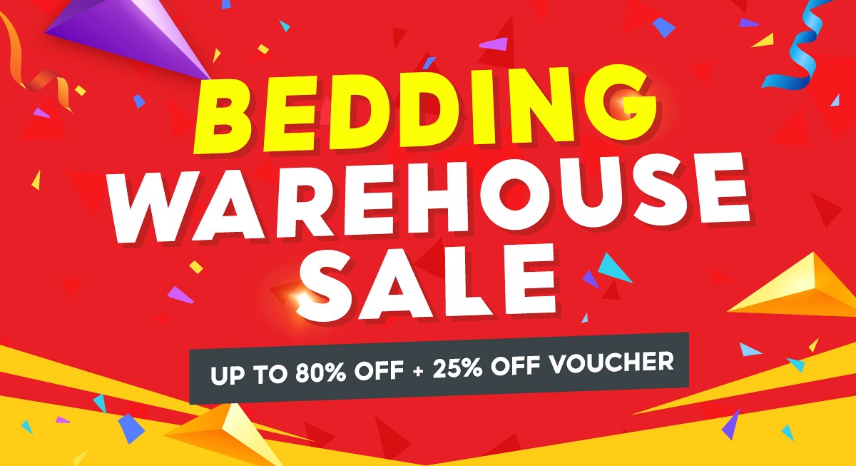 ShopeeWarehouseSaleSG 16-18 Sep 2020: Shopee Bedding Warehouse Sale