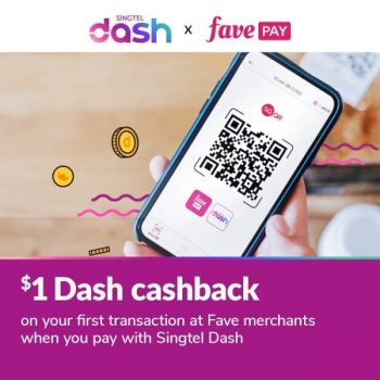 Singtel-Dash-Cashback-Promotion-at-Fave-Merchants-350x350 7-30 Sep 2020: Singtel Dash Cashback Promotion at Fave Merchants