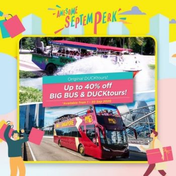 Suntec-City-Big-Bus-Ducktours-Promotion-350x350 1-30 Sep 2020: Suntec City Big Bus & Ducktours Promotion