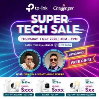 TP-Link-Super-Tech-Sale-at-Challenger-350x350 1 Oct 2020: TP-Link Super Tech Sale at Challenger