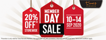 Times-bookstores-Member-Day-Sale-350x133 10-14 Sep 2020: Times bookstores Member Day Sale