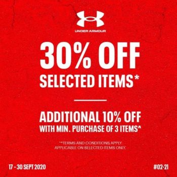 Under-Armour-Selected-Items-Promotion-at-VivoCity-350x350 17-30 Sep 2020: Under Armour Selected Items Promotion at VivoCity