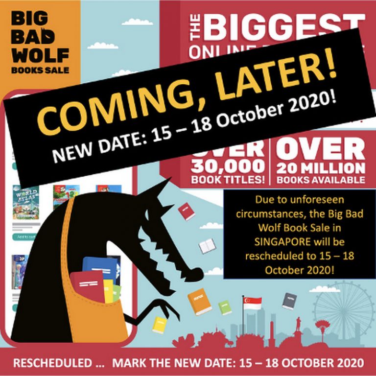 1518 Oct 2020 The Big Bad Wolf Important Announcement SG