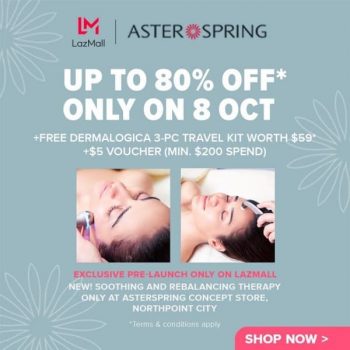 AsterSpring-Super-Brand-Day-on-Lazada-350x350 8 Oct 2020: AsterSpring Super Brand Day Sale on Lazada