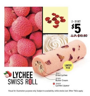 BreadTalk-Lychee-Swiss-Roll-at-5-Promotion-350x371 2-31 Oct 2020: BreadTalk Lychee Swiss Roll at $5 Promotion