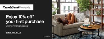 CRATE-AND-BARREL-Crate-Rewards-Program-Promotion-350x133 6 Oct 2020 Onward: CRATE AND BARREL Crate Rewards Program Promotion