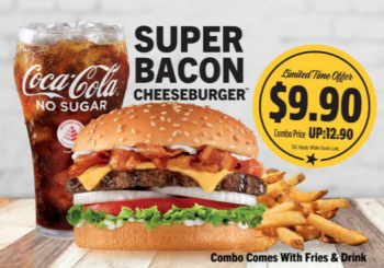 Carls-Jr.-Super-Bacon-Cheeseburger-Combo-@-9.90-Promotion-350x245 17 Oct 2020 Onward: Carl's Jr. Super Bacon Cheeseburger Combo @ $9.90 Promotion