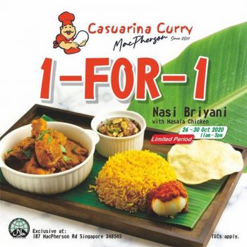 Casuarina-Curry-Buy-1-Get-1-Promo-350x350 26-30 Oct 2020: Casuarina Curry Buy 1 Get 1 Promo