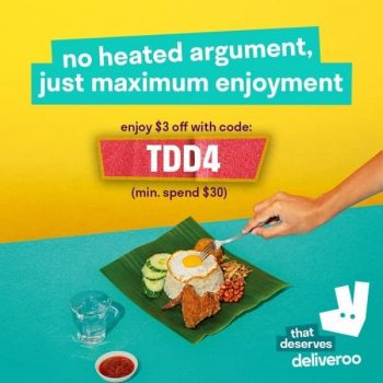 Deliveroo-3-off-Promotion-350x350 21-25 Oct 2020: Deliveroo $3 off Promotion