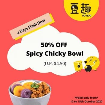 Do-Qoo-50-Promotion-On-Spicy-Chicky-Bowl-350x350 12-15 Oct 2020: Do Qoo 50% Promotion On Spicy Chicky Bowl