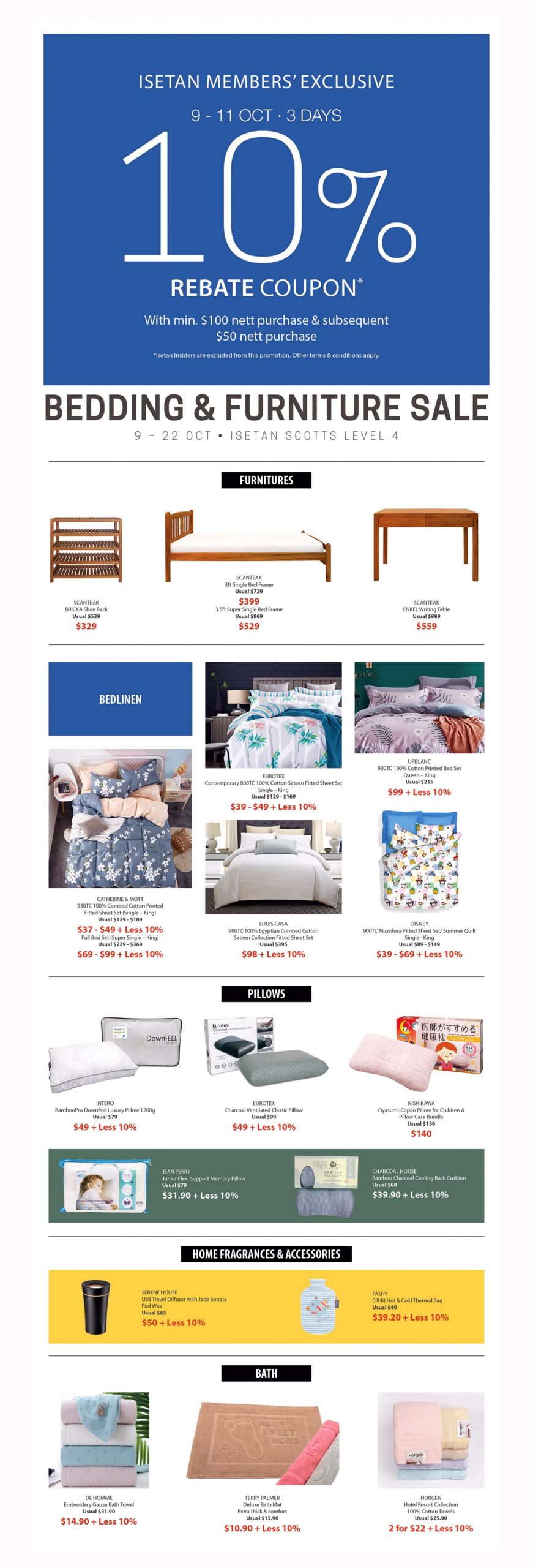 EDM13_Bedding-Furniture-page-001-scaled 9-22 Oct 2020: Isetan Bedding & Furniture Sale