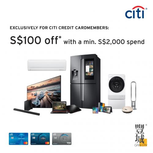 28 Oct-1 Nov 2020: Gain City $100 OFF Promotion with Citi ...