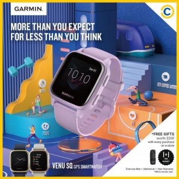 Garmin-Venu-Sq-GPS-smartwatch-Promotion-350x350 9 Oct 2020 Onward: Garmin Venu Sq GPS smartwatch Promotion at COURTS