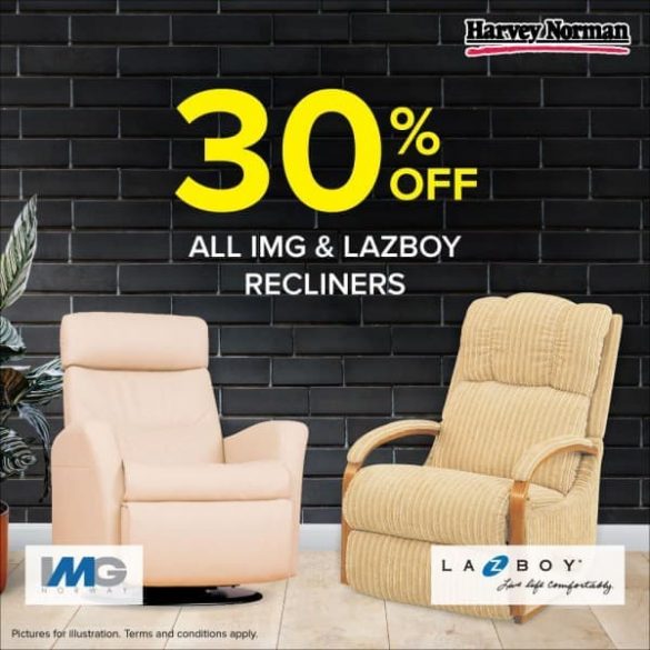 2629 Oct 2020 Harvey Norman IMG and LAZBOY Recliners Promotion SG