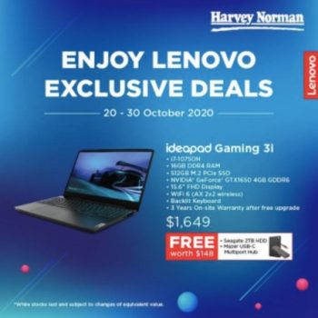 Harvey-Norman-Lenovo-Laptop-Deals-Promotion-2-350x350 20-30 Oct 2020: Harvey Norman Lenovo Laptop Deals Promotion