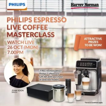 Harvey-Norman-Philips-Espresso-Coffee-Masterclass-1-350x350 26 Oct 2020: Harvey Norman Philips Espresso Coffee Masterclass