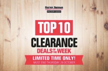 Harvey-Norman-Top-10-Clearance-Deals-Promotion-350x232 26-29 Oct 2020: Harvey Norman Top 10 Clearance Deals Promotion