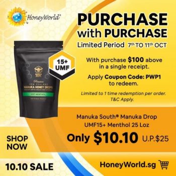 HoneyWorld-10.10-Sale-350x350 7-11 Oct 2020: HoneyWorld 10.10 Sale
