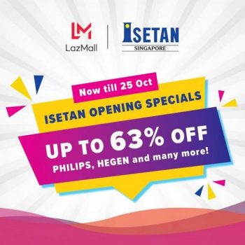 Isetan-Flagship-Store-Opening-Promotion-on-Lazada-350x350 Now till 25 Oct 2020: Isetan Flagship Store Opening Promotion on Lazada
