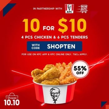 KFC-and-Shopee-Delivery-Exclusive-Promotion--350x350 8 Oct 2020 Onward: KFC and Shopee Delivery Exclusive Promotion