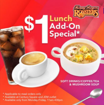Kenny-Rogers-Roasters-Weekday-1-Lunch-Add-On-Promotion-350x352 23 Oct 2020 Onward: Kenny Rogers Roasters Weekday $1 Lunch Add-On Promotion