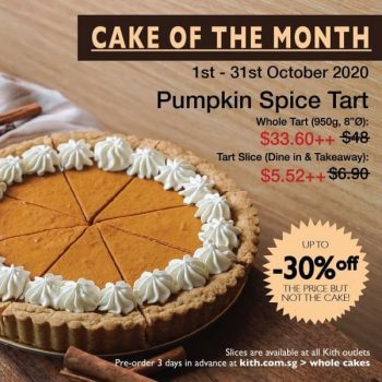 Kith-Cafe-Cake-of-the-Month-Promotion-350x350 29-31 Oct 2020: Kith Cafe Cake of the Month Promotion