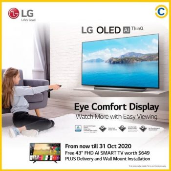 LG-OLED-AI-ThinQ-TV-Promotion-at-COURTS--350x350 14-31 Oct 2020: LG OLED AI ThinQ TV Promotion at COURTS