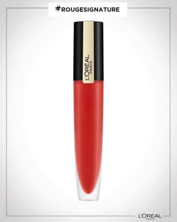 LOreal-Rouge-Signature-Matte-Lip-Color-Promotion-350x438 26 Oct 2020 Onward: L'Oreal Rouge Signature Matte Lip Color Promotion