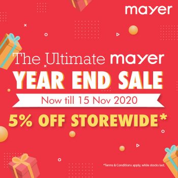 Mayer-Ultimate-Year-end-Sale-350x350 Now till 15 Nov 2020: Mayer Ultimate Year-end Sale