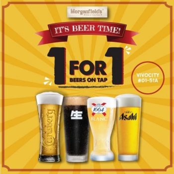Morganfields-1-for-1-Beers-on-Tap-Promotion-at-VivoCity-350x350 26 Oct 2020 Onward: Morganfield's 1 for 1 Beers on Tap Promotion at VivoCity