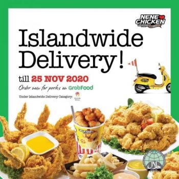 NeNe-Chicken-Islandwide-Delivery-Promotion-on-Grabfood-350x350 28 Oct-25 Nov 2020: NeNe Chicken Islandwide Delivery Promotion on Grabfood