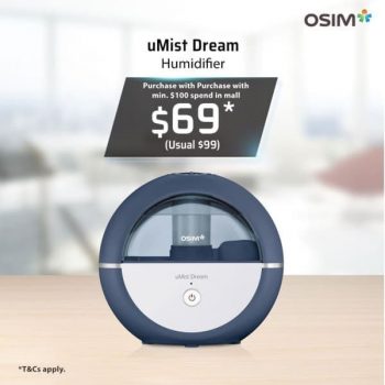 OSIM-uMist-Dream-Air-Humidifier-Promotion-at-VivoCity-350x350 21 Oct 2020 Onward: OSIM uMist Dream Air Humidifier Promotion at VivoCity