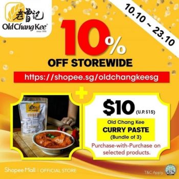 Old-Chang-Kee-Curry-Paste-Promotion-on-Shopee-350x350 10-23 Oct 2020: Old Chang Kee Curry Paste Promotion on Shopee