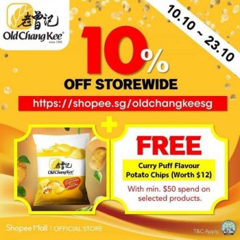 Old-Chang-Kee-Curry-Puff-Flavour-Potato-Chips-Promotion-on-Shopee-350x350 10-23 Oct 2020: Old Chang Kee Curry Puff Flavour Potato Chips Promotion on Shopee