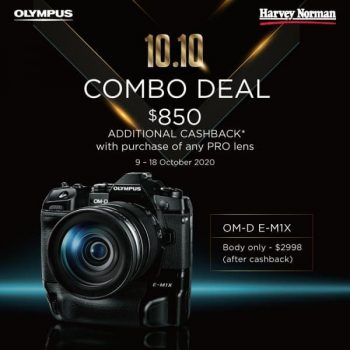 Olympus-10.10-Combo-Deal-at-Harvey-Norman-350x350 9-18 Oct 2020: Olympus 10.10 Combo Deal at Harvey Norman