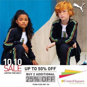 PUMA-KIDS-10.10-SALE-with-United-Square-Shopping-Mall-350x350 9-11 Oct 2020: PUMA KIDS' 10.10 SALE with United Square Shopping Mall