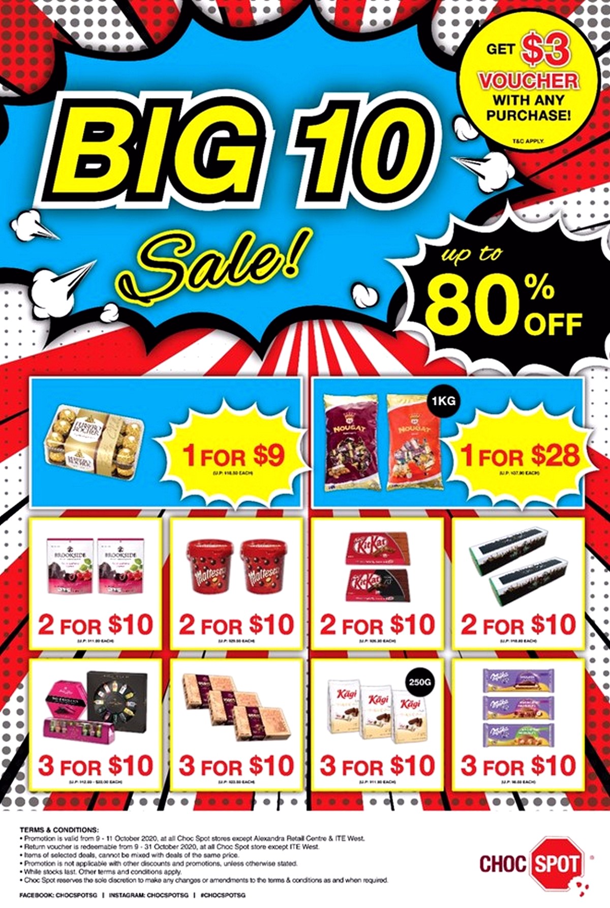 Picture1 8-11 Oct 2020: Choc Spot Big 10 Sale! Up to 80% off Chocolates, Sweets, Chips, Biscuits!