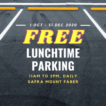 SAFRA-Mount-Faber-Free-Lunchtime-Parking-Promotion-350x350 1 Oct-31 Dec 2020: SAFRA Mount Faber Free Lunchtime Parking Promotion