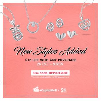 SK-Jewellery-New-Arrivales-Promotion-15-OFF-on-eCapitaMall-350x350 28 Oct-8 Nov 2020: SK Jewellery New Arrivales Promotion $15 OFF on eCapitaMall