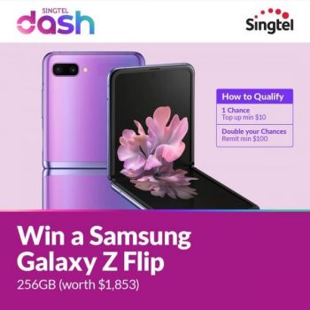 Samsung-Galaxy-Z-Flip-Promotion-at-Singtel-Dash-350x350 5 Oct-30 Nov 2020: Samsung Galaxy Z Flip Promotion at Singtel Dash
