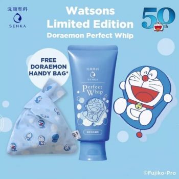 Senka-Doraemon-Perfect-Whip-Promotion-at-Watsons-350x350 15-18 Oct 2020: Senka Doraemon Perfect Whip Promotion at Watsons