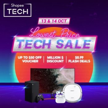 Shopee-Lowest-Price-Tech-Sale-350x350 13-14 Oct 2020: Shopee Lowest Price Tech Sale