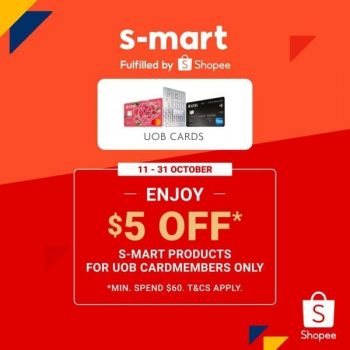 Shopee-S-Mart-Promotion-with-UOB-Card-350x350 11-31 Oct 2020: Shopee S-Mart Promotion with UOB Card