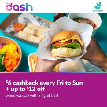 Singtel-Dash-Cashback-Promotion-with-Deliveroo-350x350 19 Oct 2020 Onward: Singtel Dash Cashback Promotion with Deliveroo