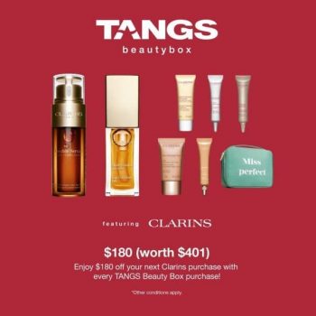 TANGS-Clarins-Beauty-Box-Promotion-350x350 20 Oct 2020 Onward: TANGS Clarins Beauty Box Promotion