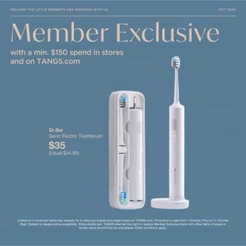 TANGS-Dr.Bei-Sonic-Electric-Toothbrush-Promotion-350x350 5 Oct 2020 Onward: TANGS Dr.Bei Sonic Electric Toothbrush Promotion
