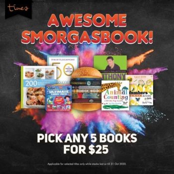 Times-Bookstores-SmorgasBOOK-Promotion-350x350 12-31 Oct 2020: Times Bookstores SmorgasBOOK Promotion