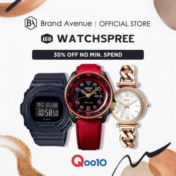 Watchspree-Storewide-Promotion-on-Qoo10-Brand-Avenue-350x350 21 Oct 2020 Onward: Watchspree Storewide Promotion on Qoo10 Brand Avenue